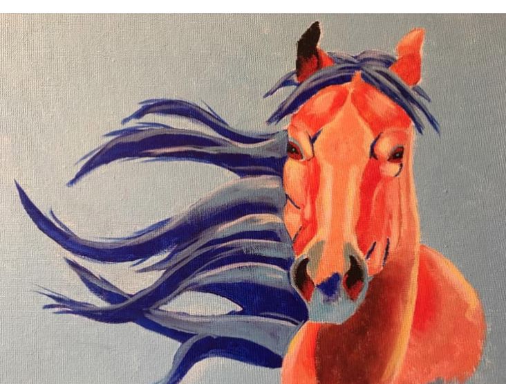 "Spirit of the Horse" Paint on Canvas Workshop Jan. 25